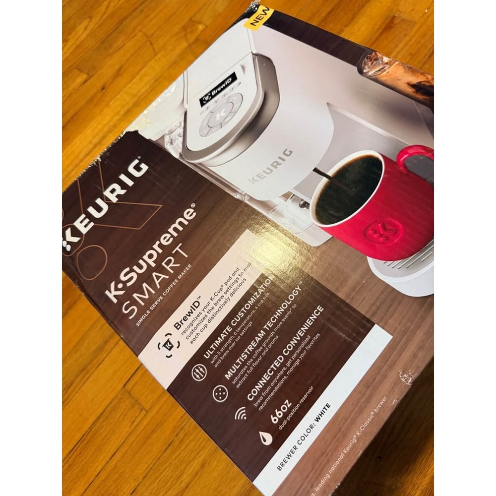 Keurig K-Supreme Smart Single Serve Coffee Maker - White